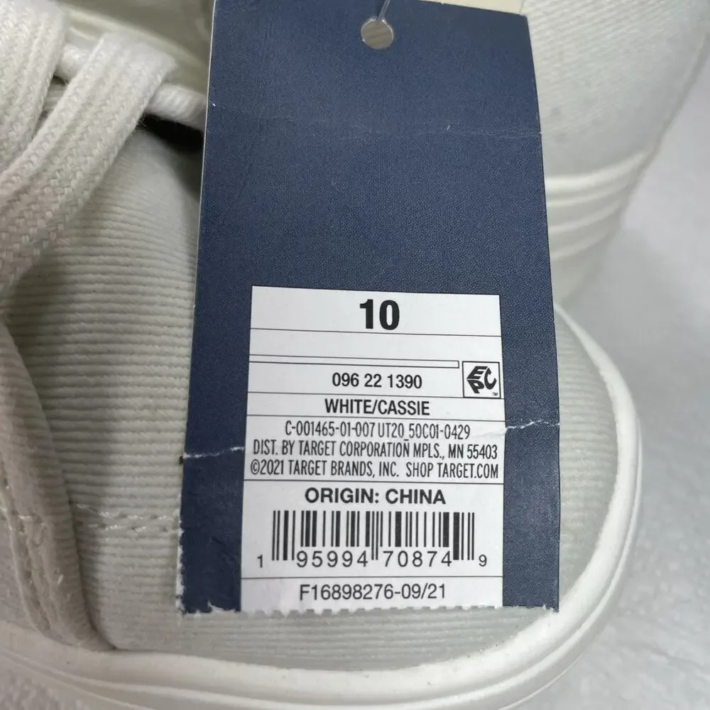 Universal Thread White Platform Sneakers Size 10 NWT